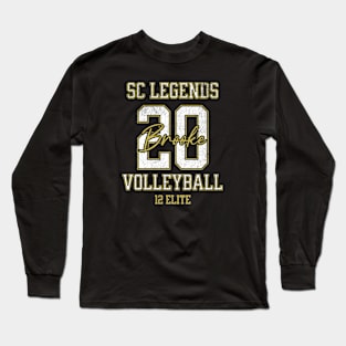 Brooke #20 SC Legends (12 Elite) - Black Long Sleeve T-Shirt